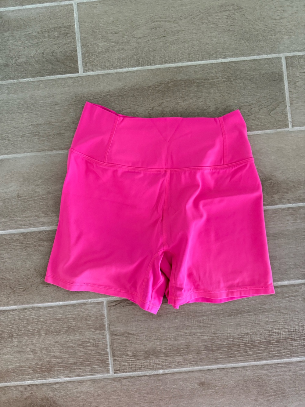 Free People Pink Never Better Biker Shorts